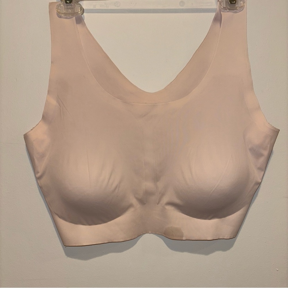 2/$30 Bali Comfort Revolution EasyLite Seamless Wirefree Bra, Nude Size 3XL